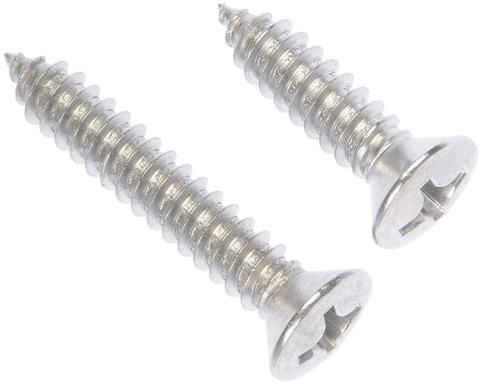 DORMAN 784-180 Dorman 784-180: Self Tapping Screw-Stainless Steel-Oval Head-No. 14 x 1 In, 1-1/2 In.