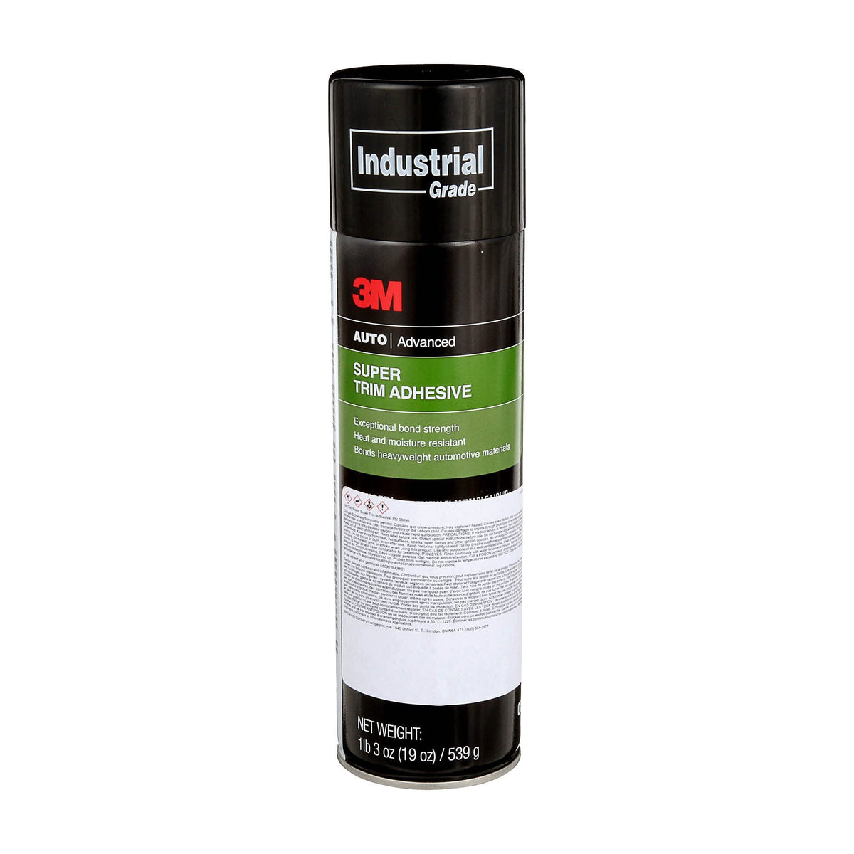 3M 08090 3M Super Trim Adhesive 08090, Clear Color, Lightweight, Long Bonding, 19 oz
