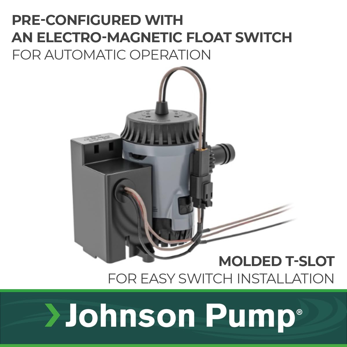 JOHNSON PUMP 10-13637-01 Johnson Pump 10-13637-01 Aqua Void Electro-Mag Combo - 12V, 500 GPH