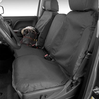 COVERCRAFT SS3462PCCH Covercraft SS3462PCCH Charcoal Seatsaver Front Row Custom Fit Seat Cover for Select Honda Ridgeline Models - Polycotton, 1 Pack