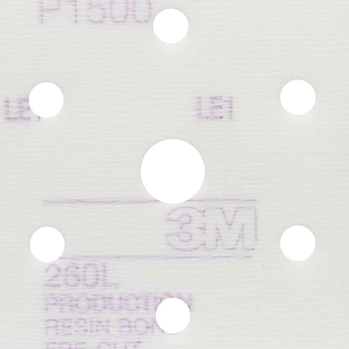 3M 00950 3M Hookit Finishing Film Abrasive Disc, 260L, 00950, 6 in, P1500