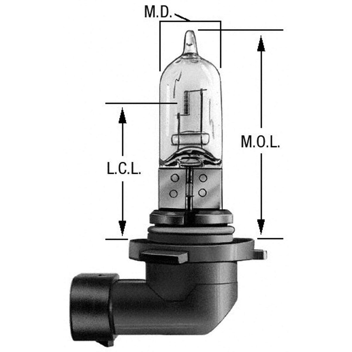 WAGNER BP9005 Wagner Lighting BP9005 Standard Multi-Purpose Light Bulb Card of 1