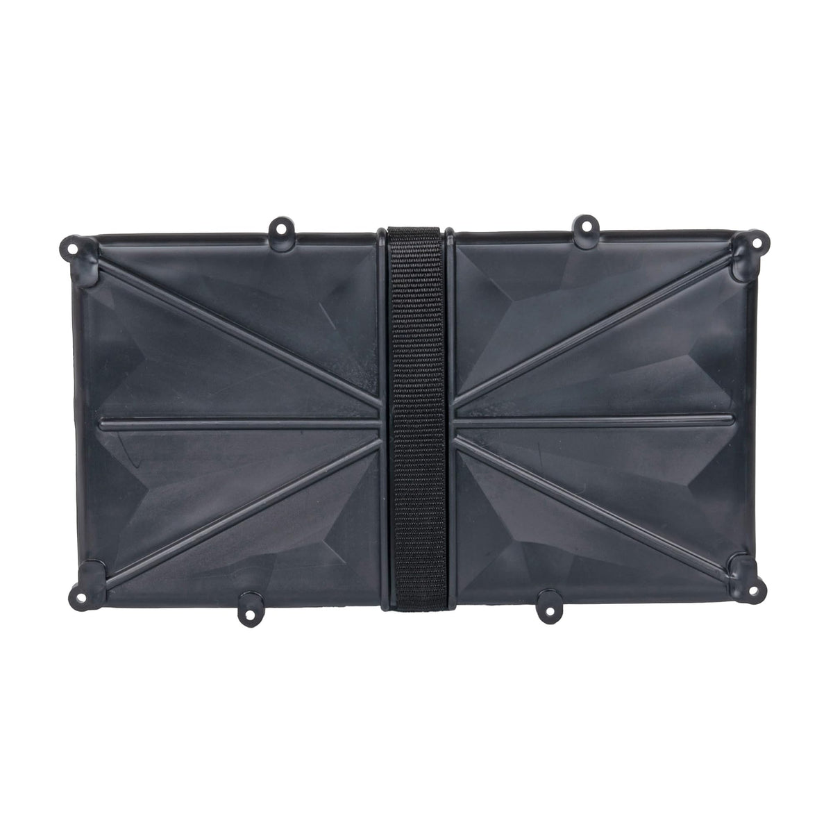 T-H MARINE NBH-31P-DP T-H Marine Narrow Battery Tray Holder - Space Saving Battery Storage Solution for Group 29 & 31 - NMMA Certified with Poly Strap & Quick Release Buckle - Ideal for Boats & RVs