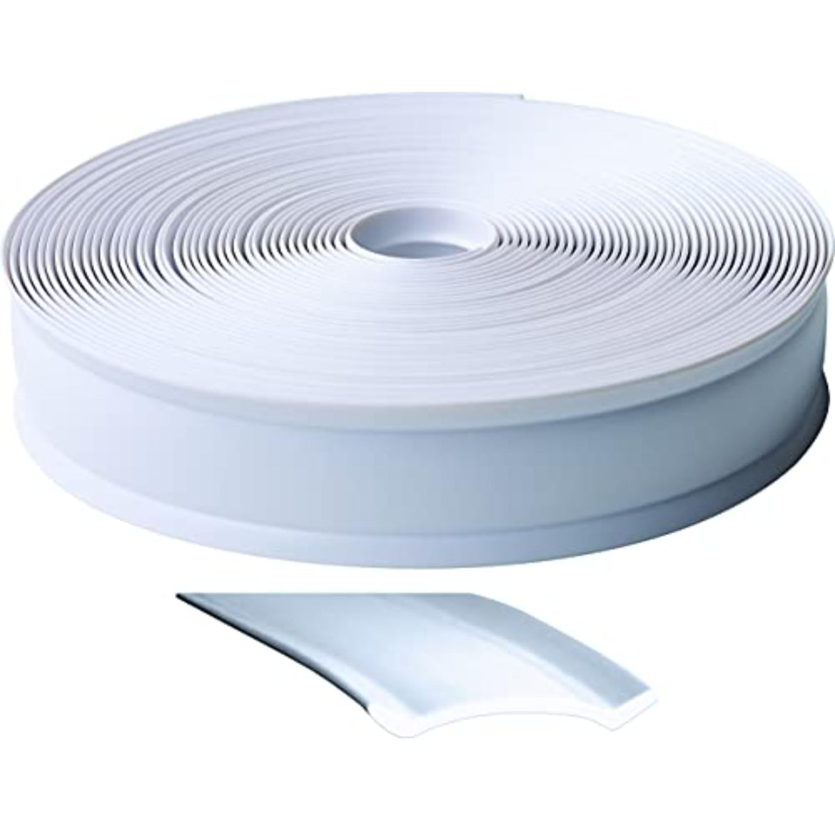 RV DESIGNER E530 RV Designer 3/4 Inch Wide Vinyl Trim Insert for RVs - Flexible Molding, Exterior Use, and Roof Edge Molding - Ideal for Travel Trailers and Campers, Heavy Duty, 50 Foot Roll, White