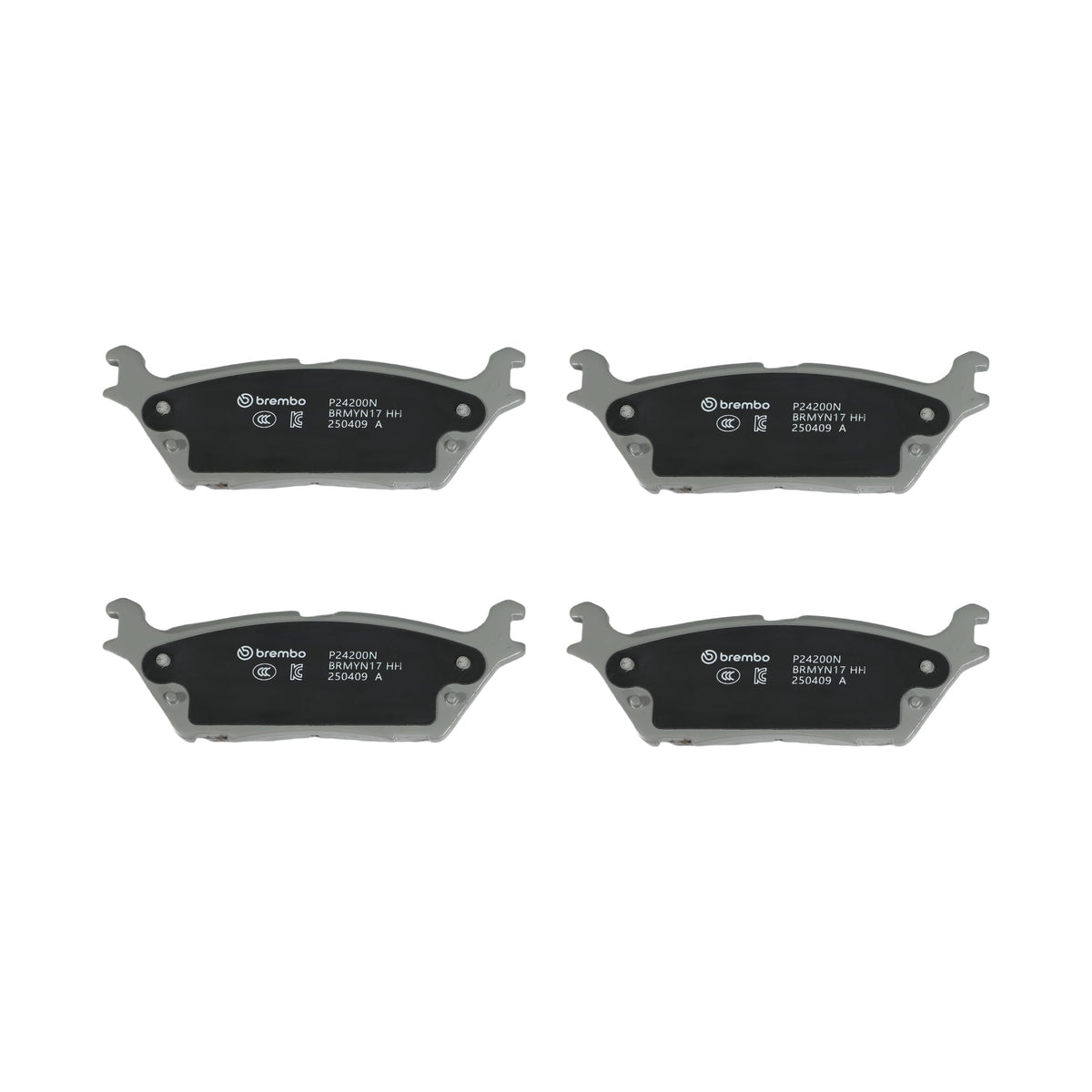 BREMBO P24200N Brembo P24200N Premium Ceramic Rear Disc Brake Pad Set FORD USA OE# FL3Z2200A