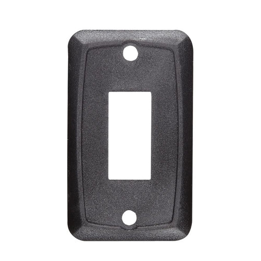 RV DESIGNER S385 RV Designer S385 - Black Single Mounting Plate for DC Rocker Switches