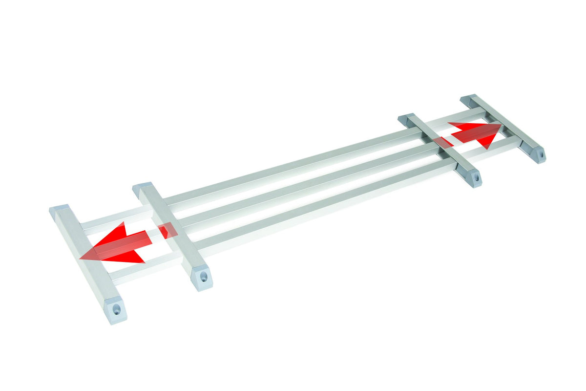 CAMCO 43977 Camco RV Screen Door Push Bar | Adjustable from 20 to 32-inches | Adds Strength and Stability to RV Screen Door | (43977)