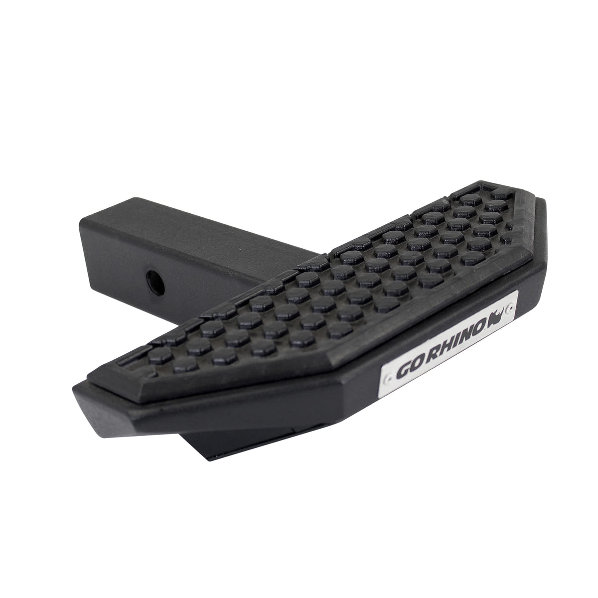 GO RHINO HS3012T Go Rhino HS-30 Rhino Hitch Step | 12" Mild Steel, Textured Black | HS3012T | Fits 2" Receivers