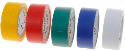 DORMAN 85294 Dorman 85294 12 FT Multi-Color PVC Electrical Tape Assortment, 5 Piece Universal Fit
