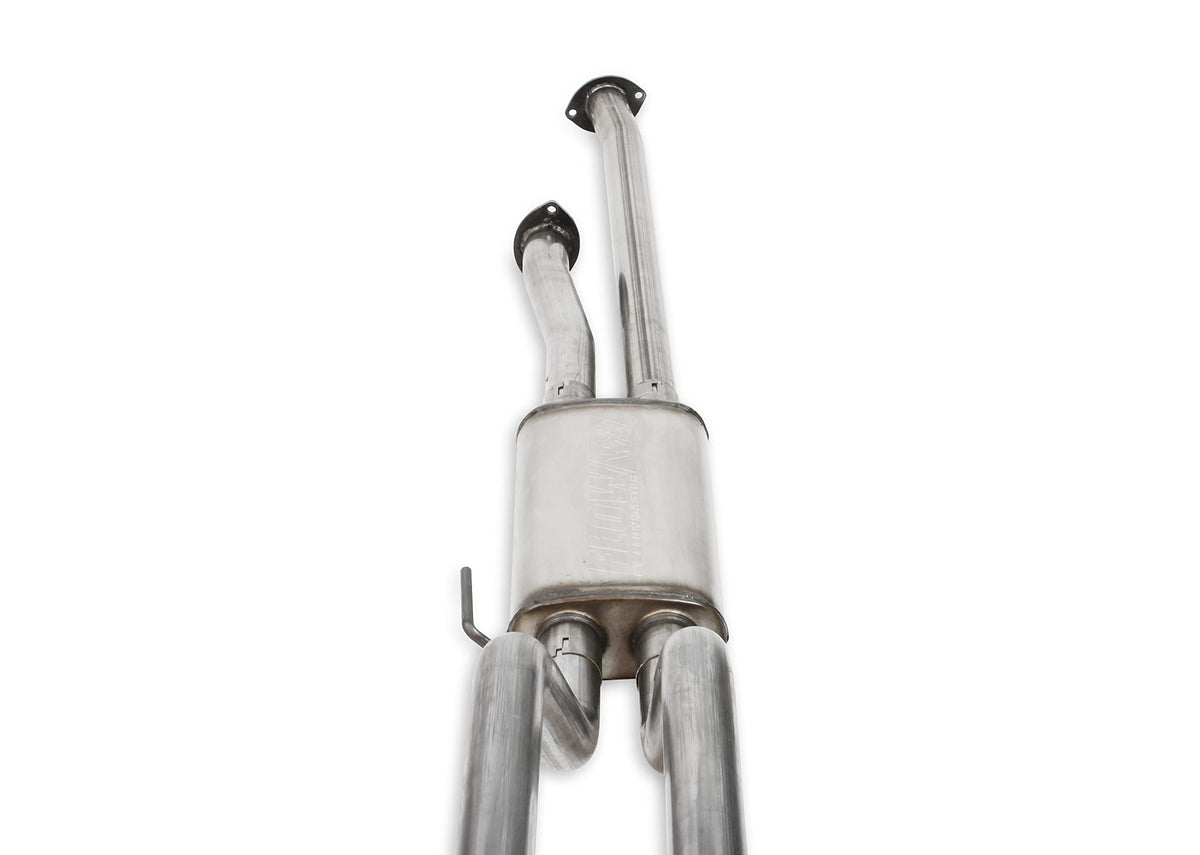 FLOWMASTER 717664 Flowmaster 717664 FlowFX Cat-Back Exhaust Kit 2.5 Inch 409 Stainless Steel 4.5 Inch Black Ceramic Stainless Steel Tips Compatible with 2009-2021 Toyota Tundra 4.0L 4.6L 4.7L 5.7L 2/4WD