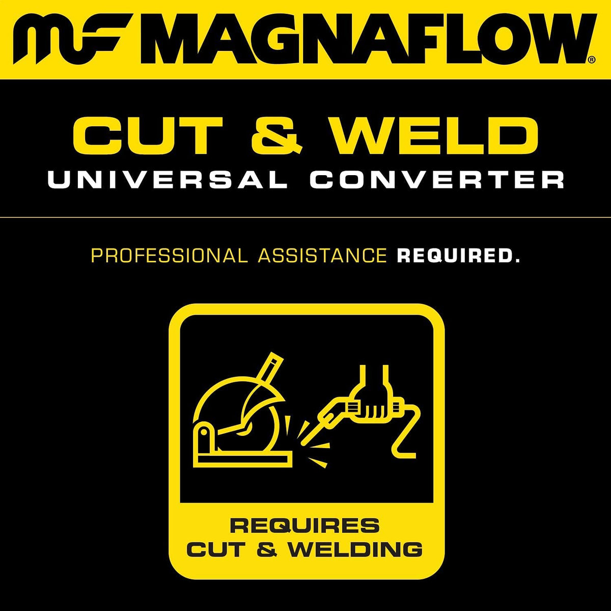 MAGNAFLOW 551006 MagnaFlow 551006 Universal Fit Catalytic Converter