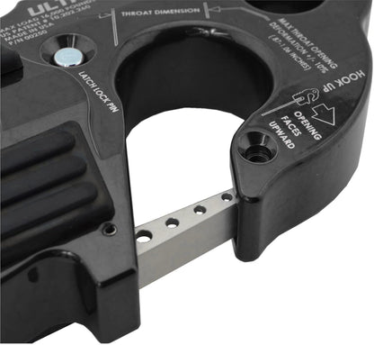 FACTOR 55 00250-04 Factor 55 00250-04 Ultrahook Winch Hook Closed System Shackle Max Load 16,000 lbs ULT Strength Shackle Pin Mount 48,000 lbs Offroad 4x4 Adventure – Black