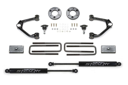 FABTECH K1152M Fabtech K1152M Ball Joint Control Arm Lift System 1.5 in. Lift w/Rear Stealth Shocks Ball Joint Control Arm Lift System