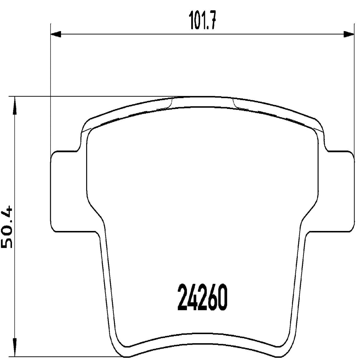 BREMBO P24063 Brembo P24063 Low-Met Rear Disc Brake Pad Set EMGRAND/ENGLON/FORD/FORD (CHANGAN)/FORD USA/JAGUAR OE# 1356392