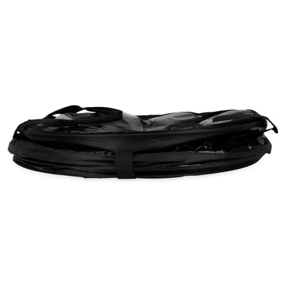 CAMCO 42893 Camco Pop-Up Utility Container - Use as Collapsible Trash Can When Camping - Holds 30-Gallon Kitchen-Size Trash Bags - Stands 2-Ft Tall & Collapses for RV Storage and Organization (42893-A)