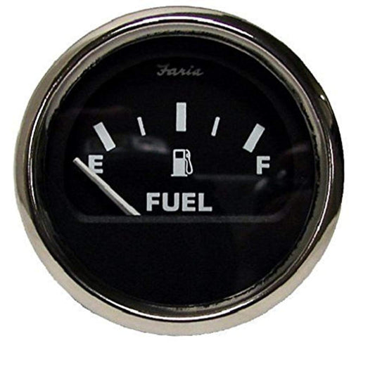 MOELLER 035727-10-1 Moeller Marine Electric Dash Mounted Fuel Gauge (33 to 240 Ohm's)