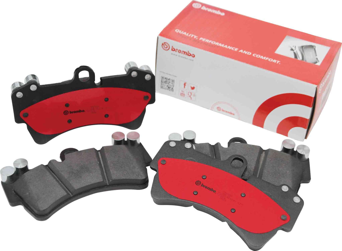 BREMBO P85124N Brembo P85124N Premium Ceramic Rear Disc Brake Pad Set AUDI/VW OE# 3Q0698451