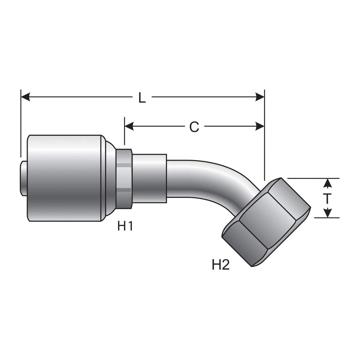 Gates G25235-1012 HYDRAULIC COUPLING-MEGACRIMP