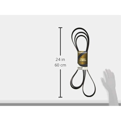 Dayco 5081325 Serpentine Belt , Black