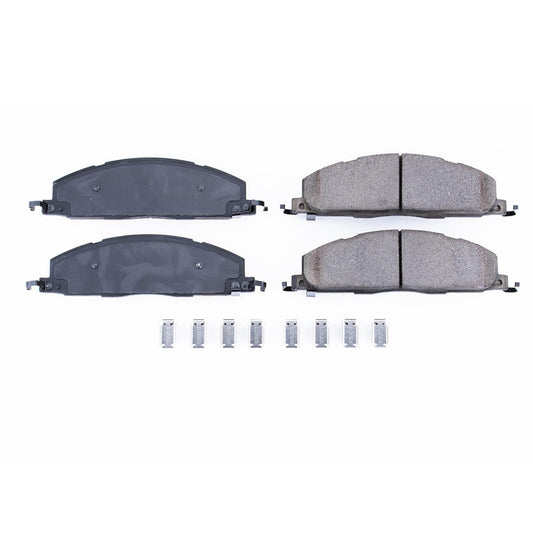 Powerstop 17-1400 Z17 Replacement Ceramic Brake Pads Rear