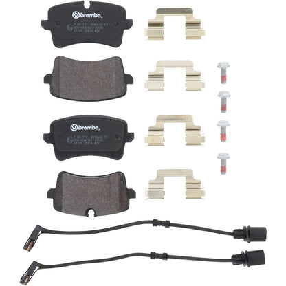 BREMBO P85117 Brembo P85117 Low-Met Rear Disc Brake Pad Set AUDI OE# 4G0698451H