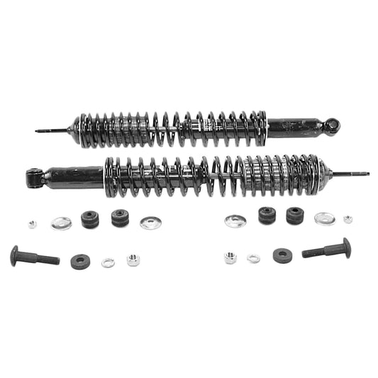 MONROE 58510 Monroe Load Adjusting 58510 Suspension Shock Absorber and Coil Spring Assembly Pack of 2 for Ford LTD
