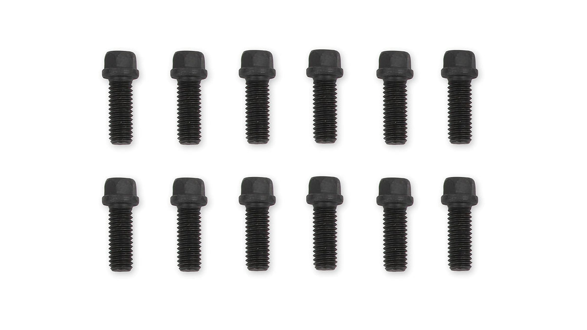 MR GASKET 917 Mr. Gasket Header Bolts,3/8-16X1, Black