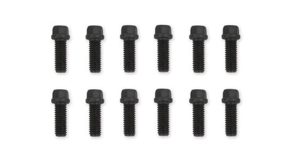 MR GASKET 917 Mr. Gasket Header Bolts,3/8-16X1, Black