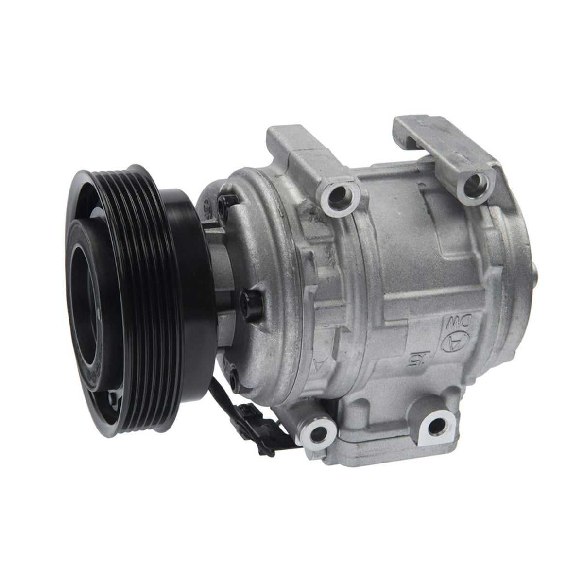 MANDO 10A1055 Mando 10A1055 AC Compressor with Clutch Original Equipment (Pre-filled Oil)