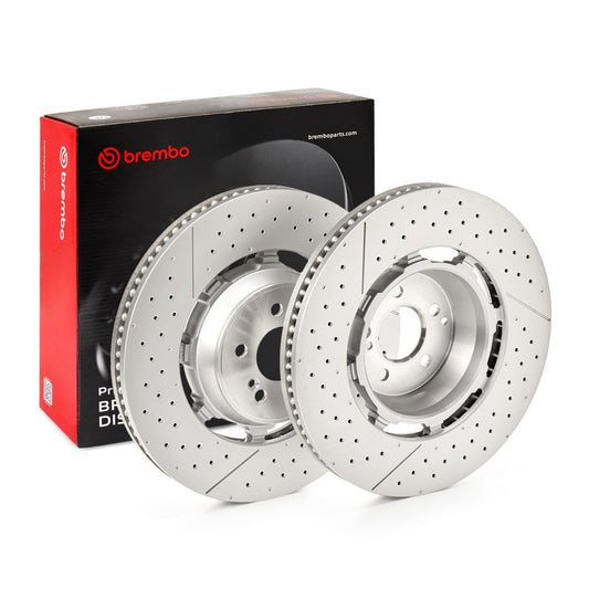 Brembo 09.B848.33 Dual Cast two piece UV Coated vented Front