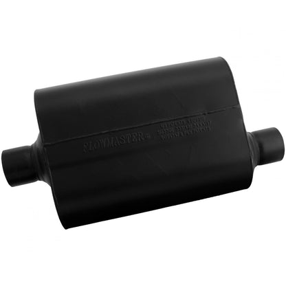 FLOWMASTER 952547 Flowmaster 952547 Super 40 Muffler - 2.50 Center In and 2.50 Offset Out - Aggressive Sound