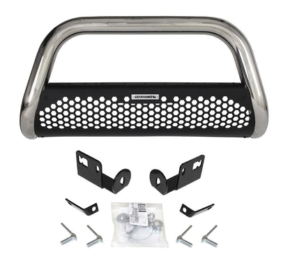 GO RHINO 55288PS Go Rhino RC2 Grille Guard & Mounting Brackets Kit | Stainless Steel, Polished | 55288PS | Fits 2009 - 2024 Ford F-150 (Excludes Models with Front park assist)