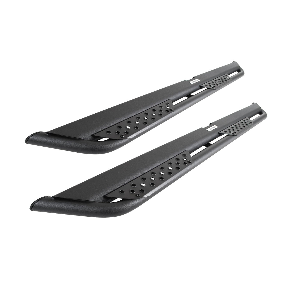 GO RHINO DT4129T RealTruck Dominator Xtreme DT Sidesteps & Brackets | Mild Steel, Textured Black | DT4129T | Fits 2021-2026 Ford Bronco 4-Door (Excludes Bronco Sport)