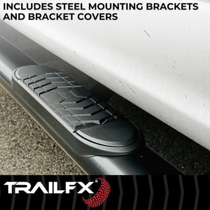 TRAILFX A7068B Trailfx Trail FX A7068B 5" Oval Bent END BAR BLK