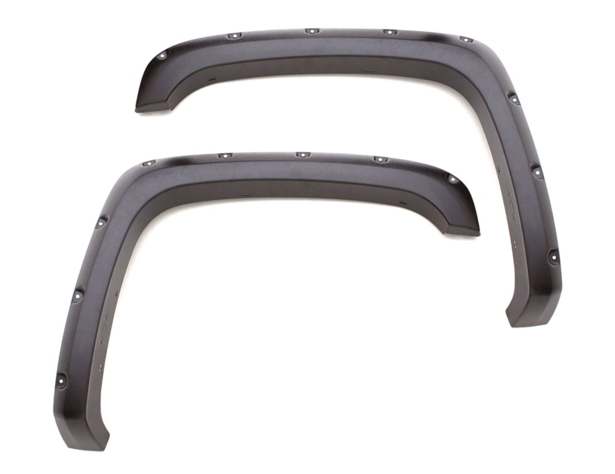 LUND RX130SA Lund 19-22 GM Silverado RX-Rivet Smooth Elite Series Fender Flares w/Black Bolts - Black 2pc Front