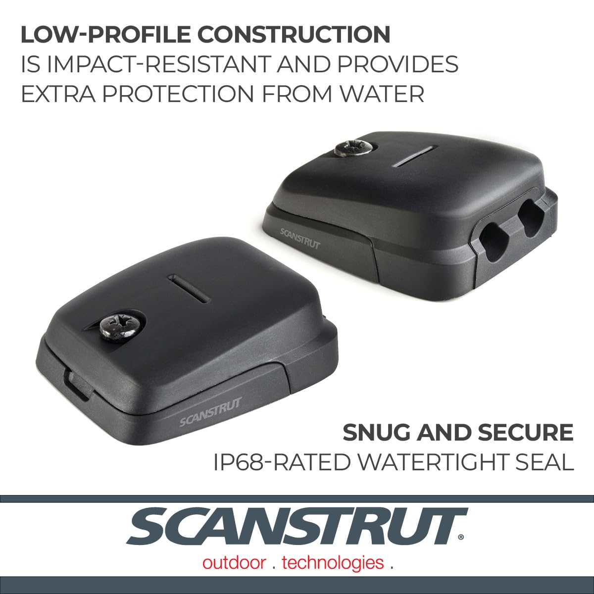 SCANSTRUT DS-HD6-BLK Scanstrut DS-HD6-BLK Horizontal Double Cable Seal – Black
