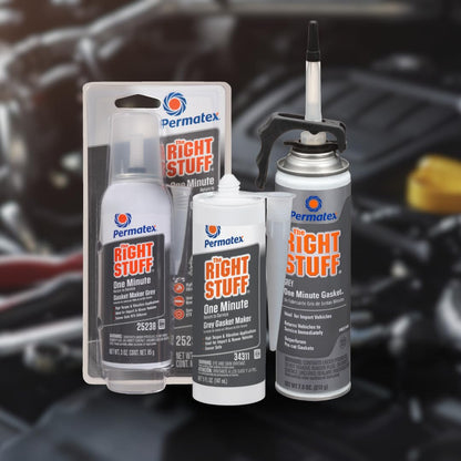 PERMATEX 25238 Permatex 25238 The Right Stuff 1 Minute Grey Gasket Maker, 3 oz