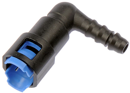 DORMAN 800-091 Dorman 800-091 Fuel Line Quick Connector 90 Degree Angle 3/8 In Steel To 5/16In Nylon Tubing, 2 Pack Universal Fit