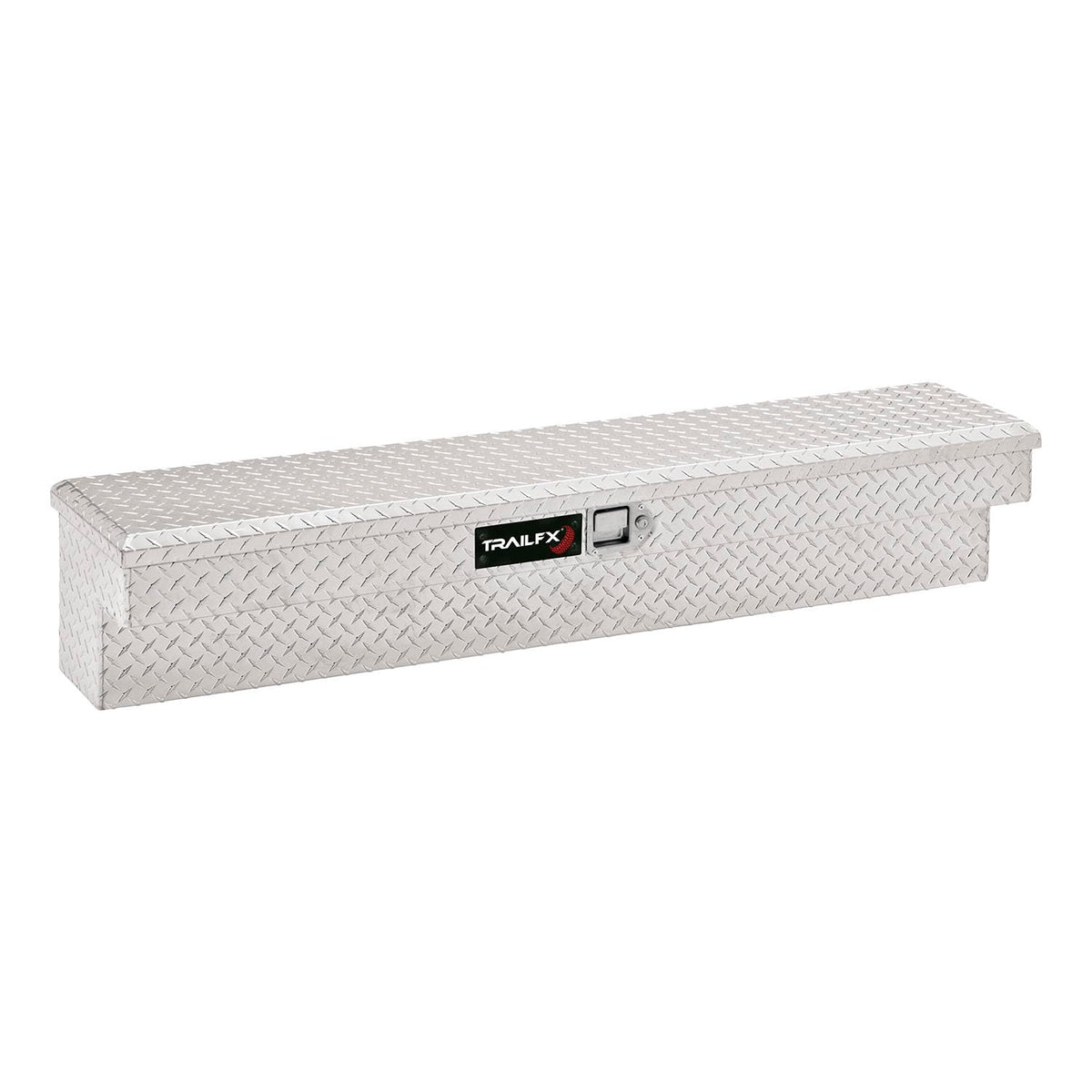 TRAILFX 160601 TrailFX Side Mount Tool Box Single Lid with Struts, Single Center Latch Polished 16-Gauge Diamond Tread Aluminum 3.7 Cubic Foot 60 Length x 11-1/4 Width x 11 Height Bright Finish TrailFX 160601