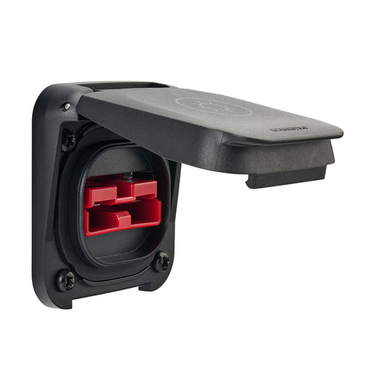 SCANSTRUT SC-V-S1 Scanstrut Ventura SC-V-S1 Anderson 50A Solar Connection (Red), IP68/IP69K Waterproof SB50 Port, 600V DC, Marine-Grade Flush Mount for RV, Van & Off-Grid Power