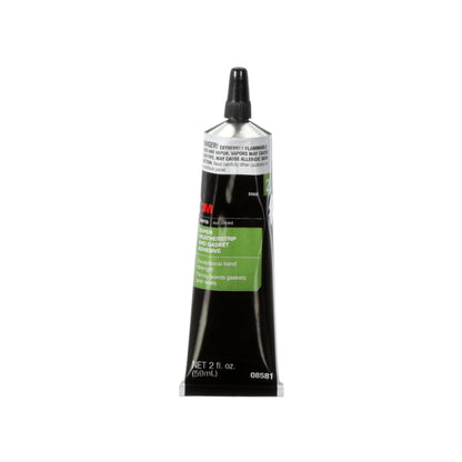 3M 08581 3M Super Weatherstrip and Gasket Adhesive, 08581, Black, 2 fl oz Tube, 1 Per Pack