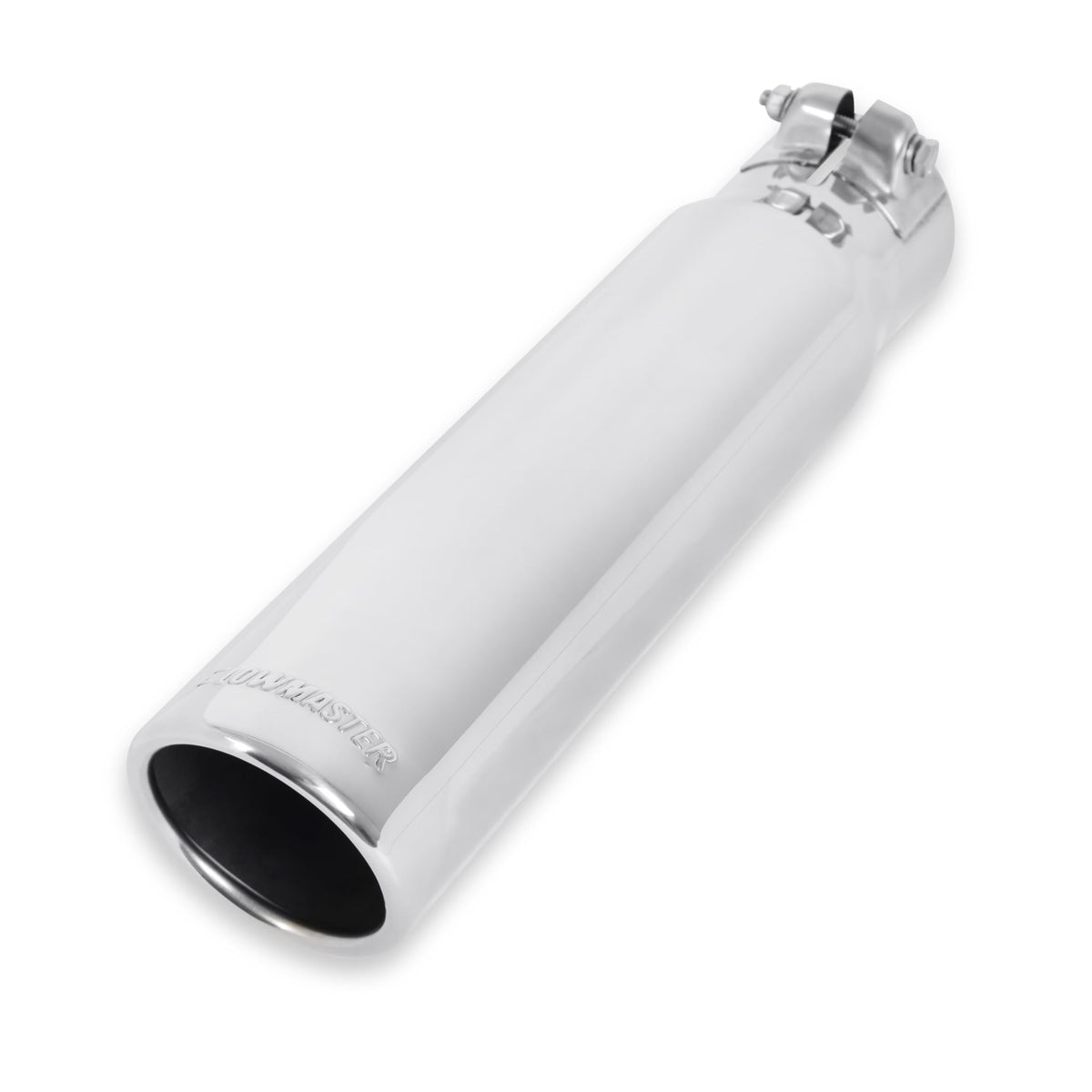 FLOWMASTER 15361 Flowmaster 15361 Exhaust Tip - 3.00 in. Rolled Angle Polished SS fits 2.50 in. Tubing - Clamp On