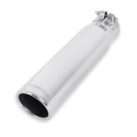 FLOWMASTER 15361 Flowmaster 15361 Exhaust Tip - 3.00 in. Rolled Angle Polished SS fits 2.50 in. Tubing - Clamp On