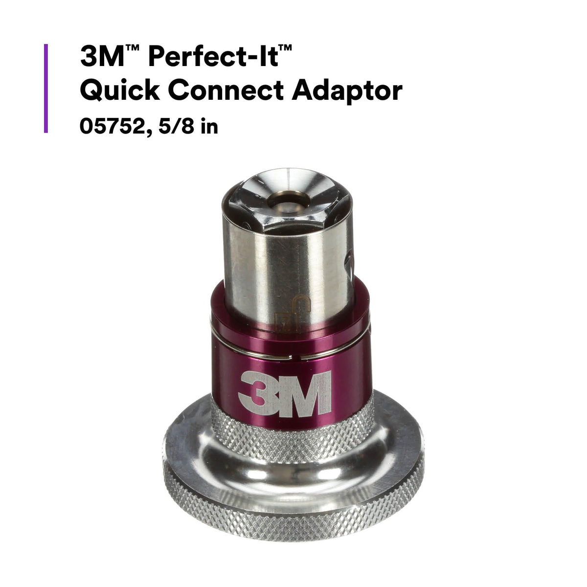 3M 05752 3M Perfect-It Quick Connect Adaptor, 05752, 5/8 inch