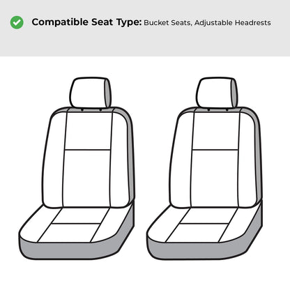 COVERCRAFT SS2622PCCH Covercraft SS2622PCCH POLYCOTTON SEATSAVER CUSTOM FRONT R