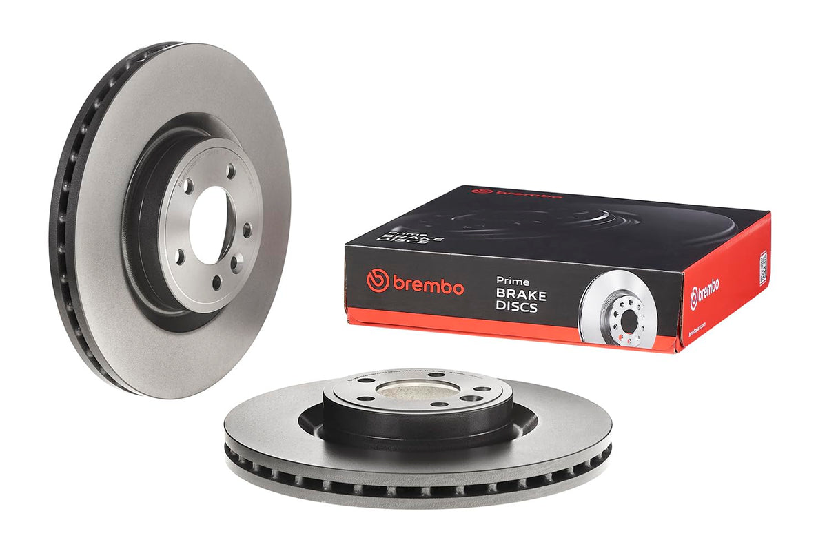 Brembo 09.C819.11 UV Coated Pillar Vented Front Brake Rotor LAND