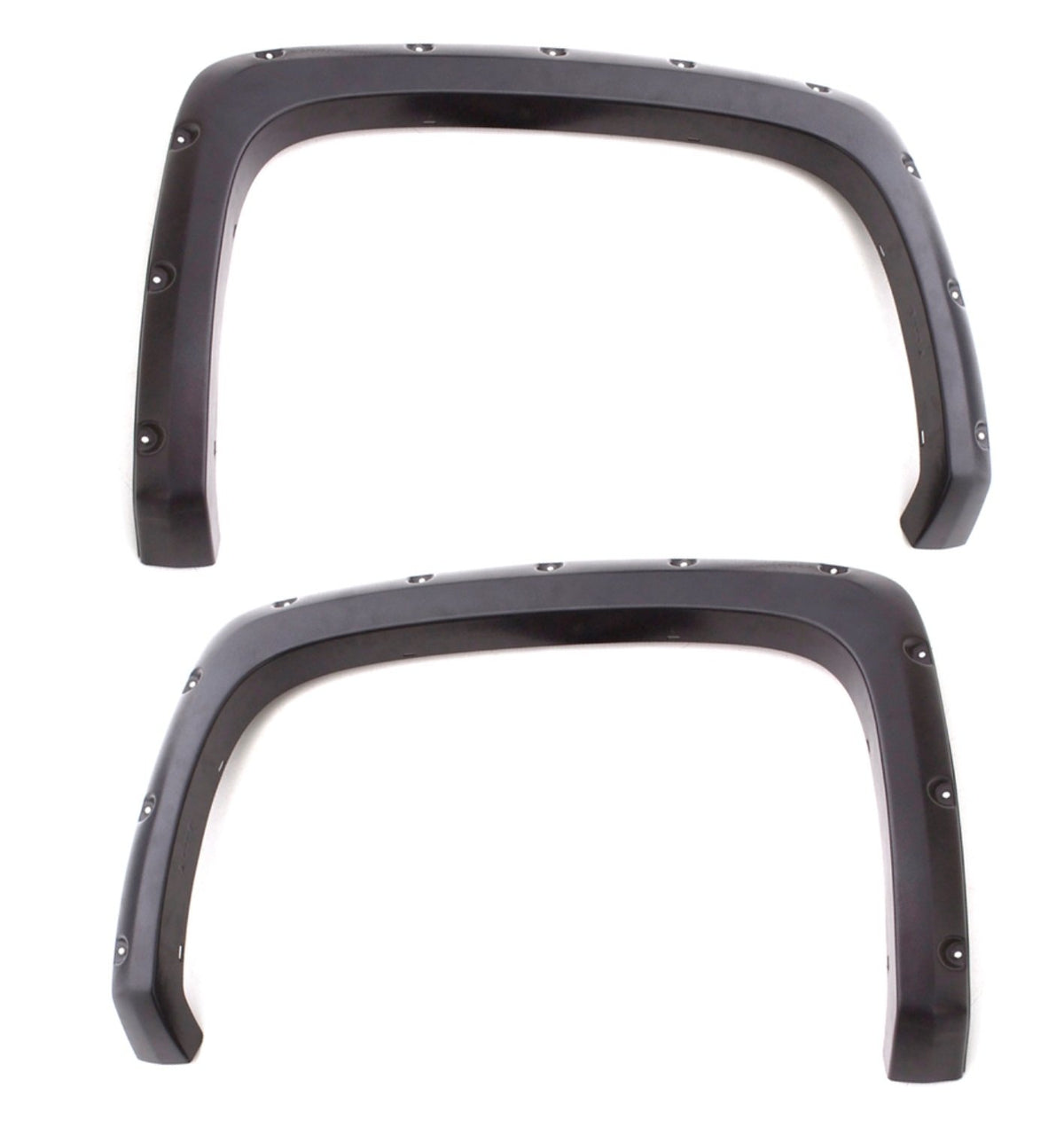 LUND RX135T Lund RX135T Rivet Style Fender Flare Set Textured Black Finish 4 pc. Front Height 5.5 in./Coverage 2.5 in. Rear Height 5.5 in./Coverage 2.5 in. Rivet Style Fender Flare Set