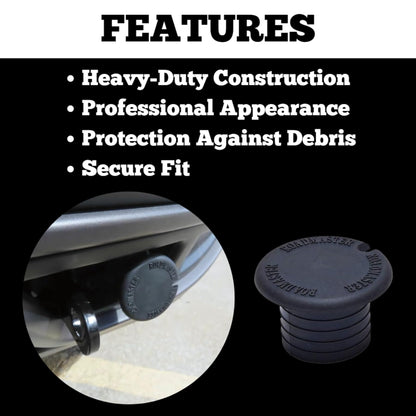 ROADMASTER 210 Roadmaster 210 Pair of Baseplate Plugs for 1-1/2" ID Tubes | Designed for EZ Twistlock Style Baseplates with Round Tubes | Replaces Baseplate Arms When Removed |