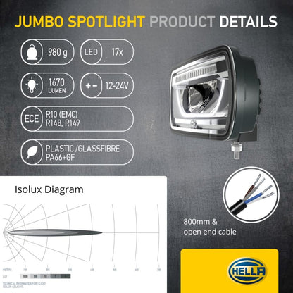 Hella 016773011 1FE 016 773-011 LED-Spotlight