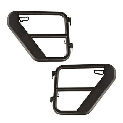RUGGED RIDGE 11509.14 Rugged Ridge Fortis Tube Doors for Jeep Wrangler/Gladiator – Rear – 11509.14 – Fits 2018-2025 Jeep Wrangler JL; 2020-2025 Jeep Gladiator JT